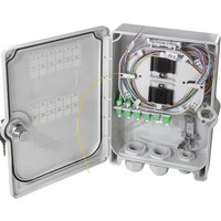 LogiLink FTTH/FTTB-Anschlussgehäuse, 24x LC/APC, bestückt