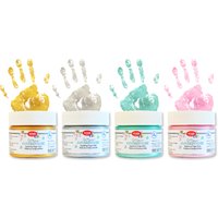 ViVA DECOR Fingerfarbe , ViVA KIDS, , 4er-Set Glitzer