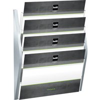 helit 4er Wand-Prospekthalter , the arc, , DIN A3 quer,schwarz