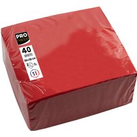 PROnappe Dinner-Servietten, 380 x 380 mm, rot