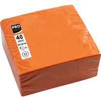 PROnappe Dinner-Servietten, 380 x 380 mm, orange