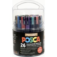 POSCA Pigmentmarker , Pack Educréatif Festif, , 26er Set