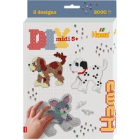 Hama Bügelperlen midi , Hunde und Katze, , Geschenkpackung