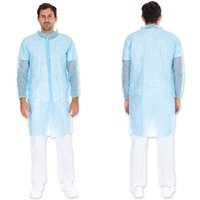 HYGONORM Besucherkittel Light mit Druckknöpfen, weiß, XL