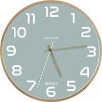 UNiLUX Wanduhr/Quarzuhr , BALTIC, , Durchmesser: 315 mm, grün