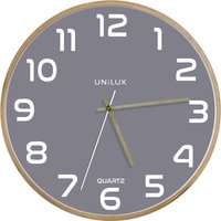 UNiLUX Wanduhr/Quarzuhr , BALTIC, , Durchmesser: 315 mm, grau