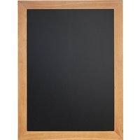 Securit Kreidetafel UNIVERSAL, mit Holzrahmen, teak