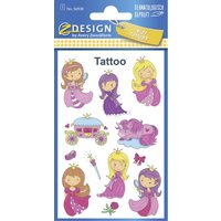 AVERY Zweckform ZDesign KIDS Tattoos , Prinzessin,