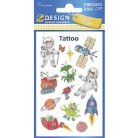 AVERY Zweckform ZDesign KIDS Tattoos , Weltall,