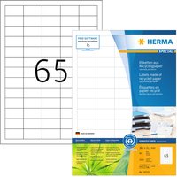 HERMA Universal-Etiketten Recycling, 199,6 x 289,1 mm, 80 Bl