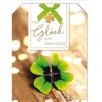 Blitec SUSY CARD 45% Rabatt auf originelle Geburtstagskarte mit Kleeblatt