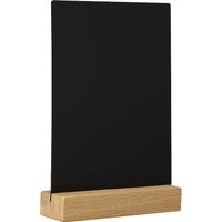 EUROPEL Kreidetafel Tischaufsteller, DIN A6 hoch, eiche