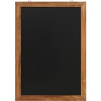 EUROPEL Kreidetafel mit Holzrahmen, 500 x 700 mm, natur