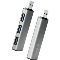 LogiLink USB 3.2 Gen2 Hub, 3 Port, alu LogiLink USB 3.2 Gen2 Hub, 3 Port, alu