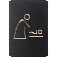 EUROPEL Piktogramm , Wickelraum, , schwarz