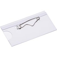EUROPEL Namensschild, mit Wellennadel, 90 x 60 mm
