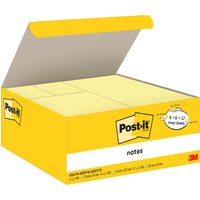 Post-it Haftnotizen notes, Größen sortiert, Promotion, gelb
