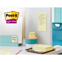 Post-it Haftnotizen super sticky z-notes, 76 x 76 mm, gelb