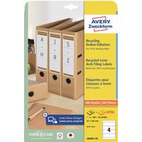 AVERY Zweckform Recycling Ordnerrücken-Etiketten, 61 x 192mm