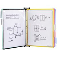 djois by tarifold Wandsichttafelsystem, DIN A4, magnetisch