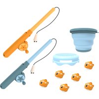 SCHILDKRÖT Angelspiel , Fishing Game, , blau / orange
