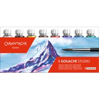 CARAN D, ACHE Gouache GOUACHE STUDIO, in Farbtuben, 8er Etui
