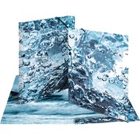 HERMA Eckspannermappe , Nature, , DIN A3, Karton, Water
