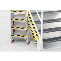 DURABLE Kantenschutzprofil E8R, Länge: 1 m, schwarz/gelb