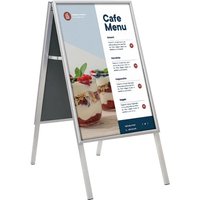 EUROPEL Plakatständer CLASSIC, A1, silber