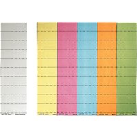 LEITZ Blanko-Beschriftungsschildchen, (B)60 x (H)21 mm, weiß