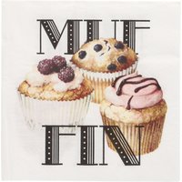 PAPSTAR Motiv-Servietten , Muffin, , 330 x 330 mm