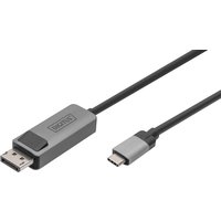 DIGITUS Bidirektional Adapterkabel, USB-C - DisplayPort, 2 m