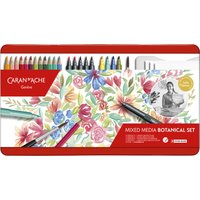 CARAN D, ACHE Mixed Media BOTANICAL SET, 24-teilig