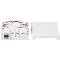 LogiLink FTTH Spleißbox, 1x LCD/APC, 40 m Verlegekabel, weiß
