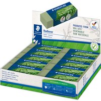 STAEDTLER Radierer, 65 x 23 x 13 mm, olivgrün, 20er Display