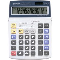 SHARP Tischrechner EL-2125 C, Solar-/ Batteriebetrieb