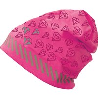 ROTH Kinder-Jersey-Mütze ReflActions , Diamant, , pink