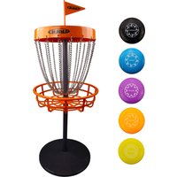 SCHILDKRÖT Guru Disc Golf Mini Basket-Set inkl. 5 Scheiben