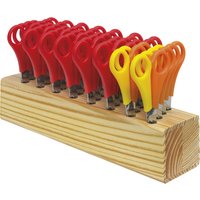 WESTCOTT Scherenblock, aus Holz, bestückt, inkl. 32 Scheren