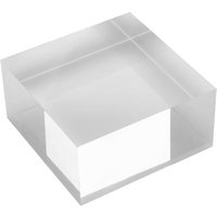 deflecto Acryl-Block, transparent, 100 x 100 x 50 mm