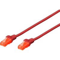 DIGITUS Patchkabel, Kat. 6, U/UTP, 0,25 m, rot DIGITUS Patchkabel, Kat. 6, U/UTP, 0,25 m, rot