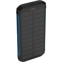 ANSMANN Solar-Powerbank PB212W, 10.000 mAh, schwarz/blau