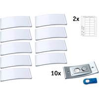 AVERY Zweckform Namensschild, 80 x 34 mm, silber, 10er Set AVERY Zweckform Namensschild, 80 x 34 mm, silber, 10er Set