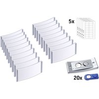 AVERY Zweckform Namensschild, 70 x 30 mm, silber, 20er Set AVERY Zweckform Namensschild, 70 x 30 mm, silber, 20er Set