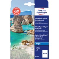 AVERY Zweckform Inkjet Fotopapier PREMIUM, 13 x 18 cm, weiß