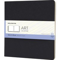 MOLESKINE Skizzenalbum, quadratisch, 120g/qm, Karton,schwarz