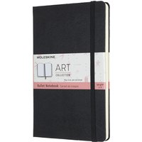 MOLESKINE Skizzenbuch Bullet Notebook,L/A5, 120g/qm, schwarz