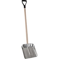 EDA Schaufel mit Holzstiel, Breite: 360 mm, silber