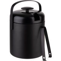 APS Eiskühler-Set POLAR, aus Edelstahl, 1,3 Liter, schwarz