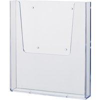 helit Wand-Prospekthalter , the help wall, , DIN A4, glasklar helit Wand-Prospekthalter , the help wall, , DIN A4, glasklar
